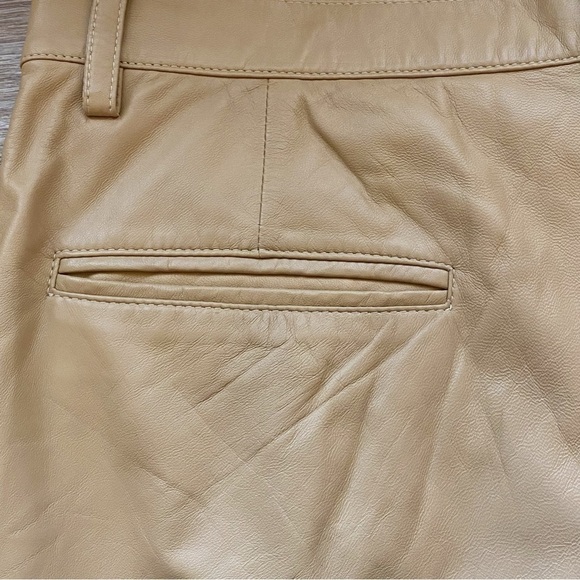 Missani Le Collezioni NWT Leather Pants Size 36 - Picture 8 of 15